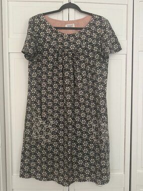 Toast Floral Yoke Front Dress, UK 16/US 14